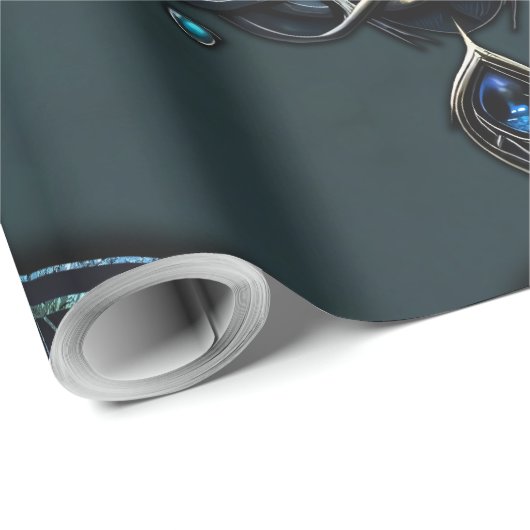 Der Schein des Baumes des Lebens die Edelsteine de Geschenkpapier (Rolleneckpunkt)