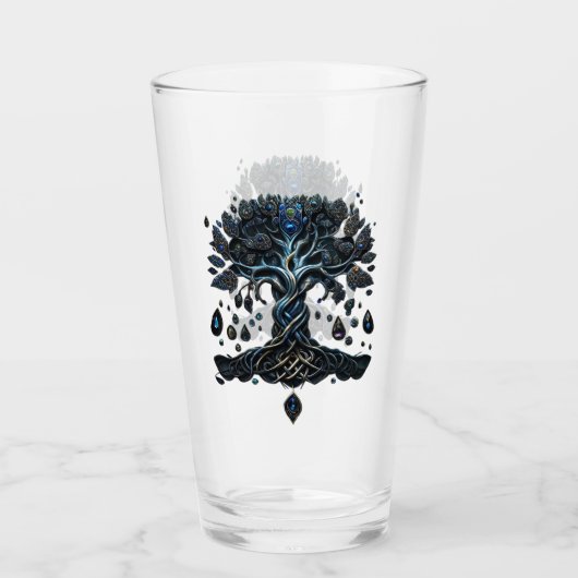 Der Schein des Baumes des Lebens die Edelsteine de Glas (Vorderseite)