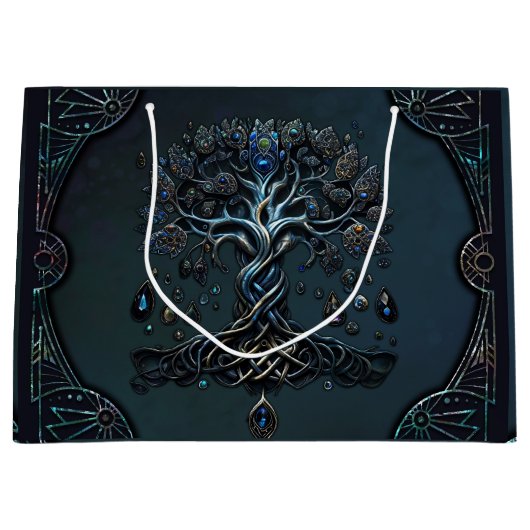 Der Schein des Baumes des Lebens die Edelsteine de Große Geschenktüte (Vorderseite)