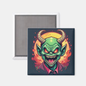 Der schelmische Kobold Magnet (Vorderseite/Rückseite)