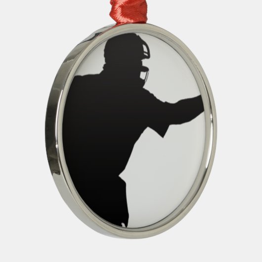 Der Schiedsrichter Silbernes Ornament (Rechts)