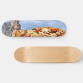 Der Schiefe Turm der Pizza (Pisa) Skateboard (Horizontal)