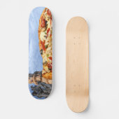 Der Schiefe Turm der Pizza (Pisa) Skateboard (Vorderseite)