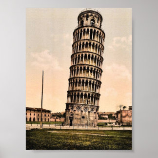 Der Schiefe Turm, Pisa, Italienischer Klassiker Fo Poster