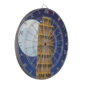 Der Schiefe Turm von Pisa Dartscheibe (Vorderseite Links)