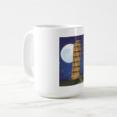 Der Schiefe Turm von Pisa Kaffeetasse (Vorderseite Links)