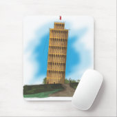 Der Schiefe Turm von Pisa Mousepad (Mit Mouse)