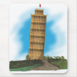 Der schiefe Turm von Pisa Mousepad