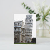Der Schiefe Turm von Pisa Postkarte (Stehend Vorderseite)