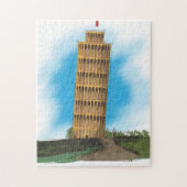 Der Schiefe Turm von Pisa Puzzle (Vertikal)