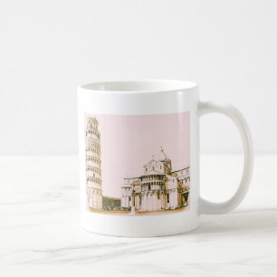 Der schiefe Turm von Pisa, Vintage, Tasse