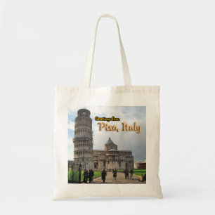 Der Schießturm von Pisa, Italien Tragetasche