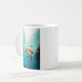 Der Schildkröten-Becher  Kaffeetasse (Vorderseite Links)