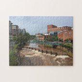 Der schilfige Fluss nach dem Sturm Puzzle (Horizontal)