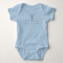 Der Schinken-Baby-Jersey-Bodysuit meines Vatis ein