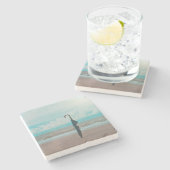 Der Schirm - Steinuntersetzer (Seitenansicht)