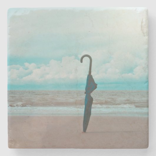 Der Schirm - Steinuntersetzer (Vorderseite)