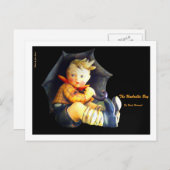 Der Schirmjunge Postkarte (Vorne/Hinten)