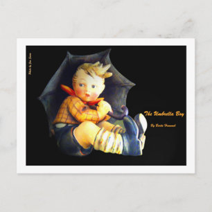 Der Schirmjunge Postkarte