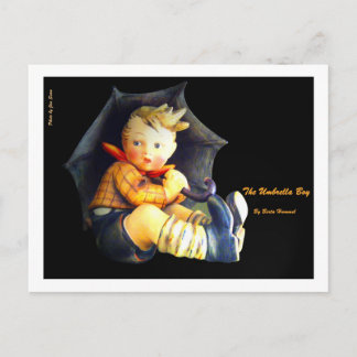 Der Schirmjunge Postkarte