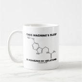 Der Schlaf dieser Maschine wird von Melatonin ange Kaffeetasse (Links)