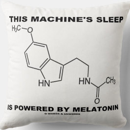 Der Schlaf dieser Maschine wird von Melatonin ange Kissen
