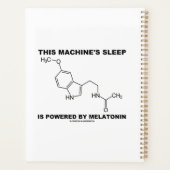 Der Schlaf dieser Maschine wird von Melatonin ange Planer (Rückseite)