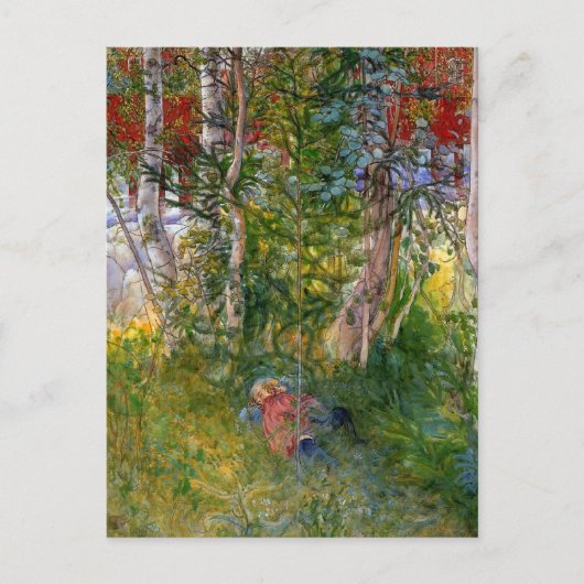 Der Schlaf im Freien Postkarte (Vorderseite)