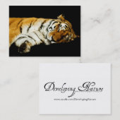 Der schlafende Amur Mini Print Visitenkarte (Vorne/Hinten)