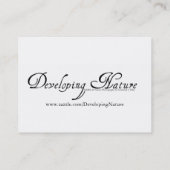 Der schlafende Amur Mini Print Visitenkarte (Rückseite)