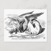 Der schlafende Griffin Postkarte (Vorderseite)