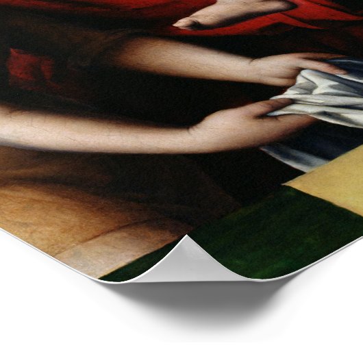 Der schlafende Jesus Poster (Ecke)