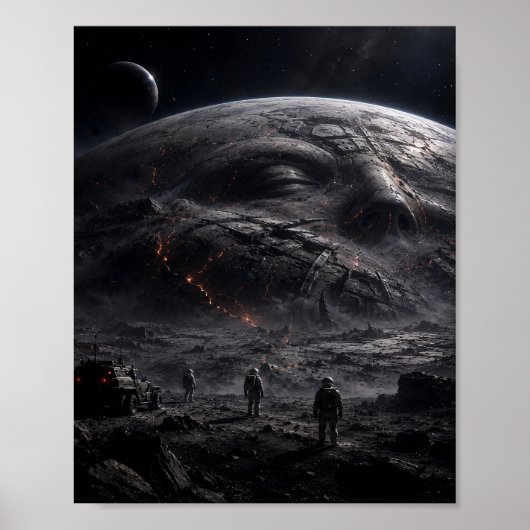 Der schlafende Mond Poster (Vorne)