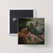 Der schlafende Shepherdess Button (Vorne & Hinten)