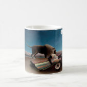 Der schlafende Sinti und Roma, Henri Rousseau Kaffeetasse (Mittel)