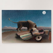 Der schlafende Sinti und Roma, Henri Rousseau Puzzle (Horizontal)