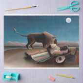 Der schlafende Sinti und Roma, Henri Rousseau Seidenpapier (Basteln)