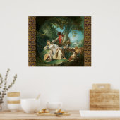 Der Schlafstopp von François Boucher Poster (Küche)