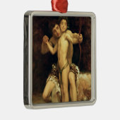 Der Schlag Silbernes Ornament (Rechts)