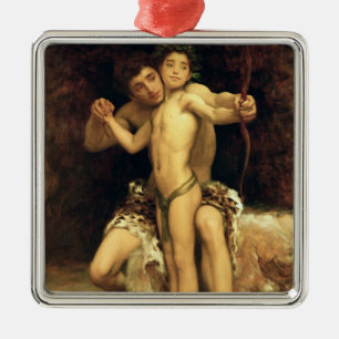 Der Schlag Silbernes Ornament