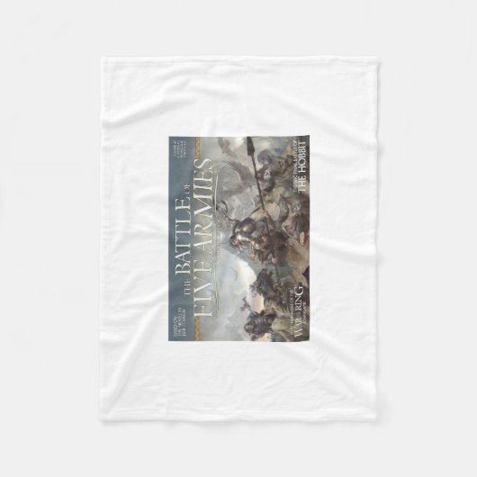 DER SCHLAG VON FÜNF ARMIEN (TM) FLEECEDECKE (Vorderseite)