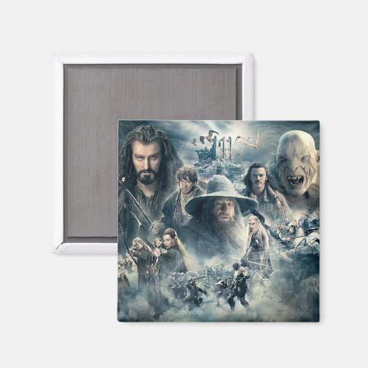 DER SCHLAG VON FÜNF ARMIES™ MAGNET (Vorderseite/Rückseite)