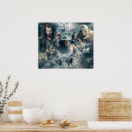 DER SCHLAG VON FÜNF ARMIES™ POSTER (Küche)