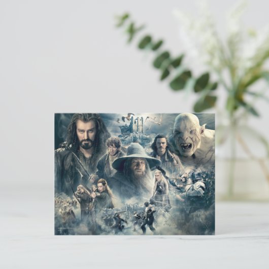 DER SCHLAG VON FÜNF ARMIES™ POSTKARTE (Stehend Vorderseite)