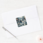 DER SCHLAG VON FÜNF ARMIES™ QUADRATISCHER AUFKLEBER (Umschlag)