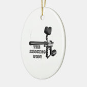 Der schlagende Beweis Keramik Ornament (Links)