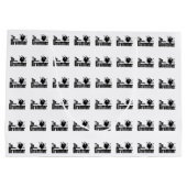 Der Schlagzeuger Große Geschenktüte (Rückseite)