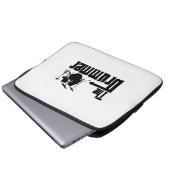 Der Schlagzeuger Laptopschutzhülle (Vorne Knopf)