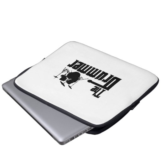 Der Schlagzeuger Laptopschutzhülle (Vorne Knopf)