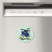 der Schlagzeuger ~ Musik Magnet (In Situ (Geschirrspüler))